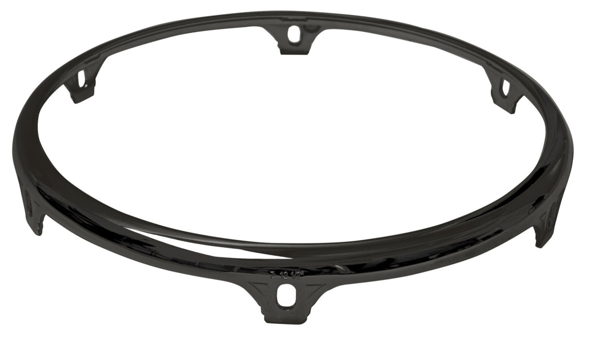 Latin Percussion Hooped Conga Comfort Curve II - Z Series (förlängd krage) Svart spegel - 12 1/2" Tumba | 6 hål (LP774C)