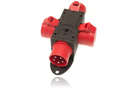 CEE Distributör 32A 1x5P - 3x5P