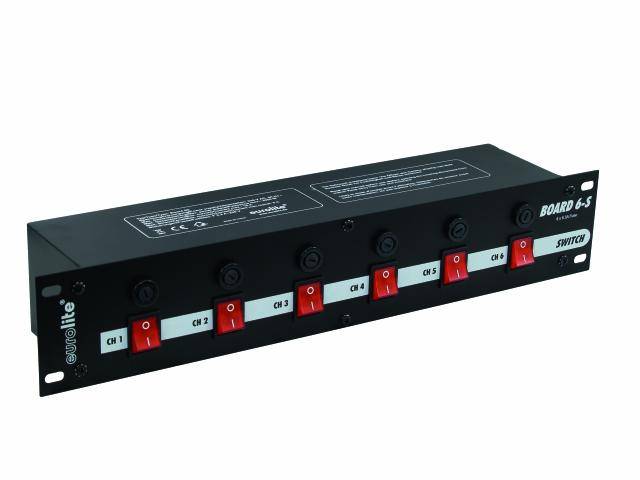 Eurolite Board 6-S effektbrytarpanel