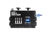 EUROLITE Set 4x PAR-16 Spot bk dim2warm + EDX-4 DMX RDM LED Dimmer Pack