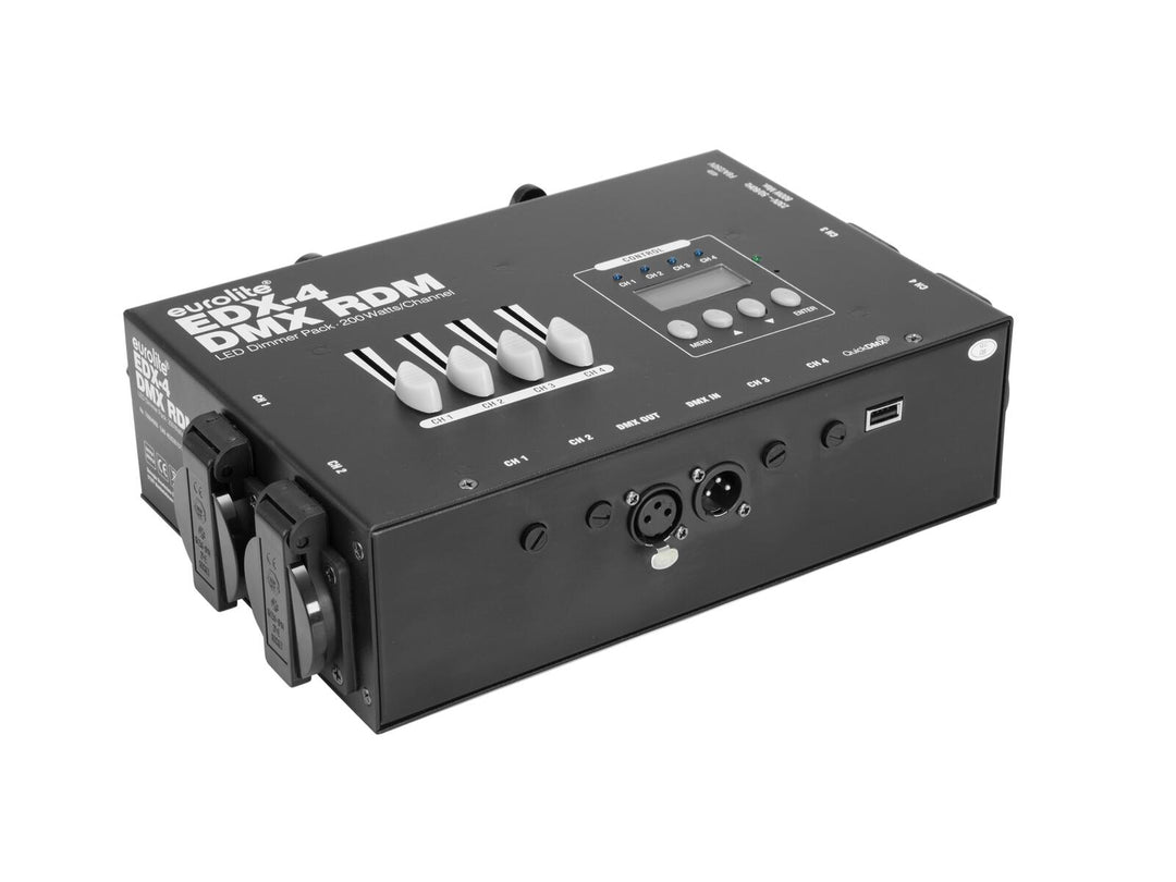 EUROLITE EDX-4 DMX RDM LED-dimmer Pack