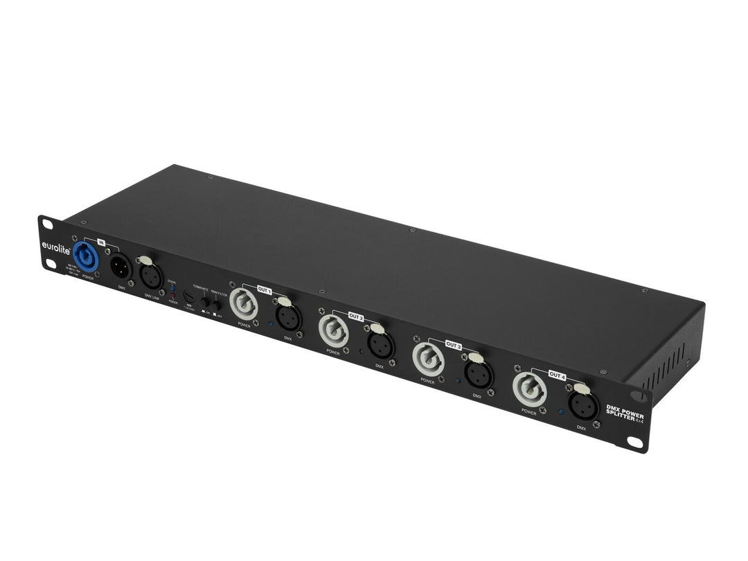 EUROLITE DMX-strömdelare 4x4 3-polig XLR