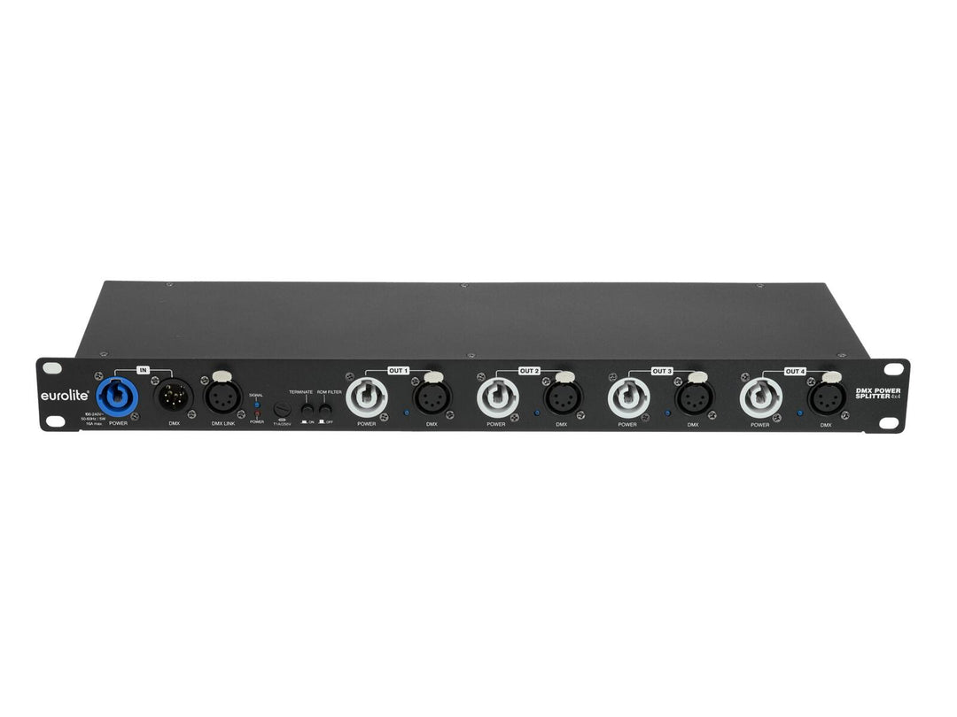 EUROLITE DMX Power Splitter 4x4 5-polig XLR