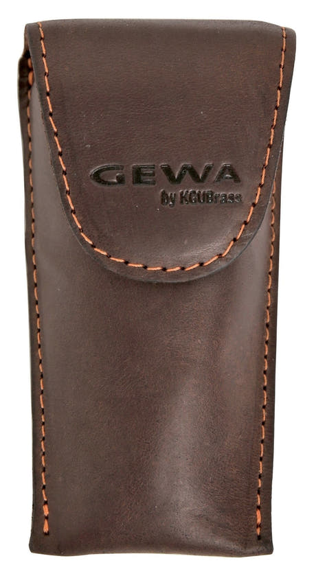 GEWA Crazy Horse Trumpet Single för 1 trumpetmunstycke, brun