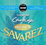 Savarez strängar för klassiska Gitarrer Creation Cantiga Premium - Set hög (510MJP)