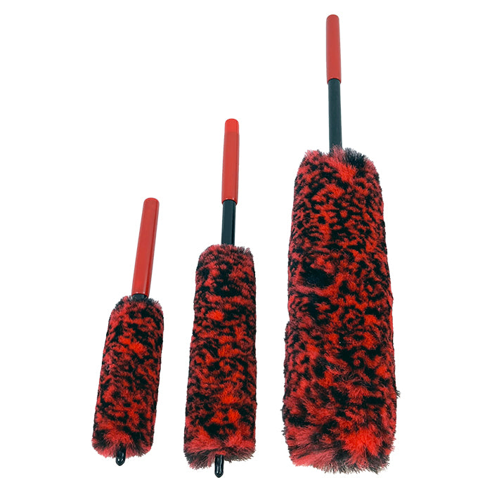 Fälgborsteset i mikrofiber - 3 st.
