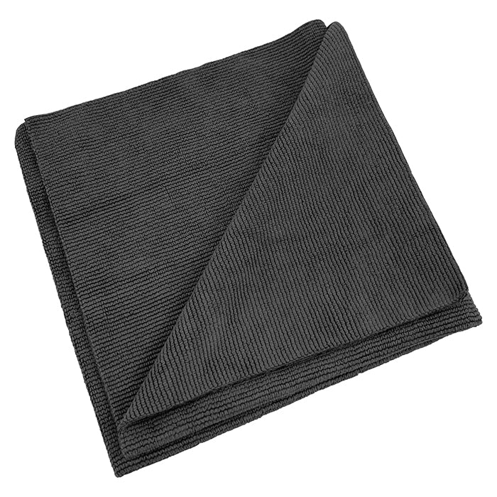Mikrofiberduk, 40x40cm, 330gsm, 10 st Svart