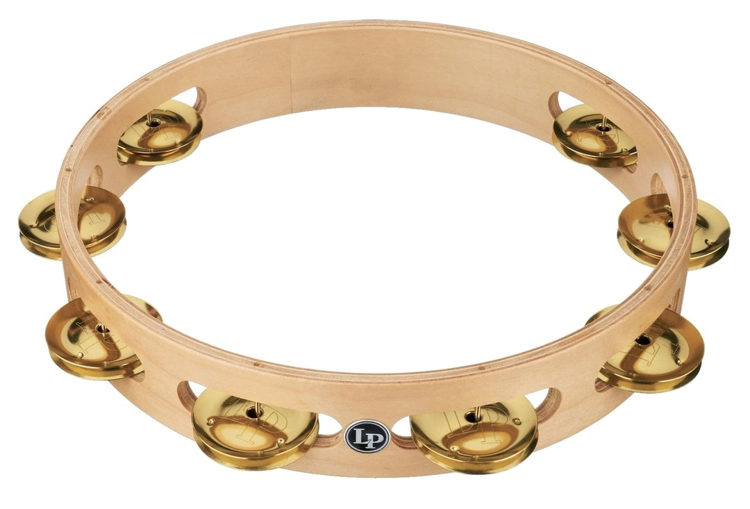 Latin Percussion tamburin Pro 10 in enradig tamburin - mässing (LP380A-BR)