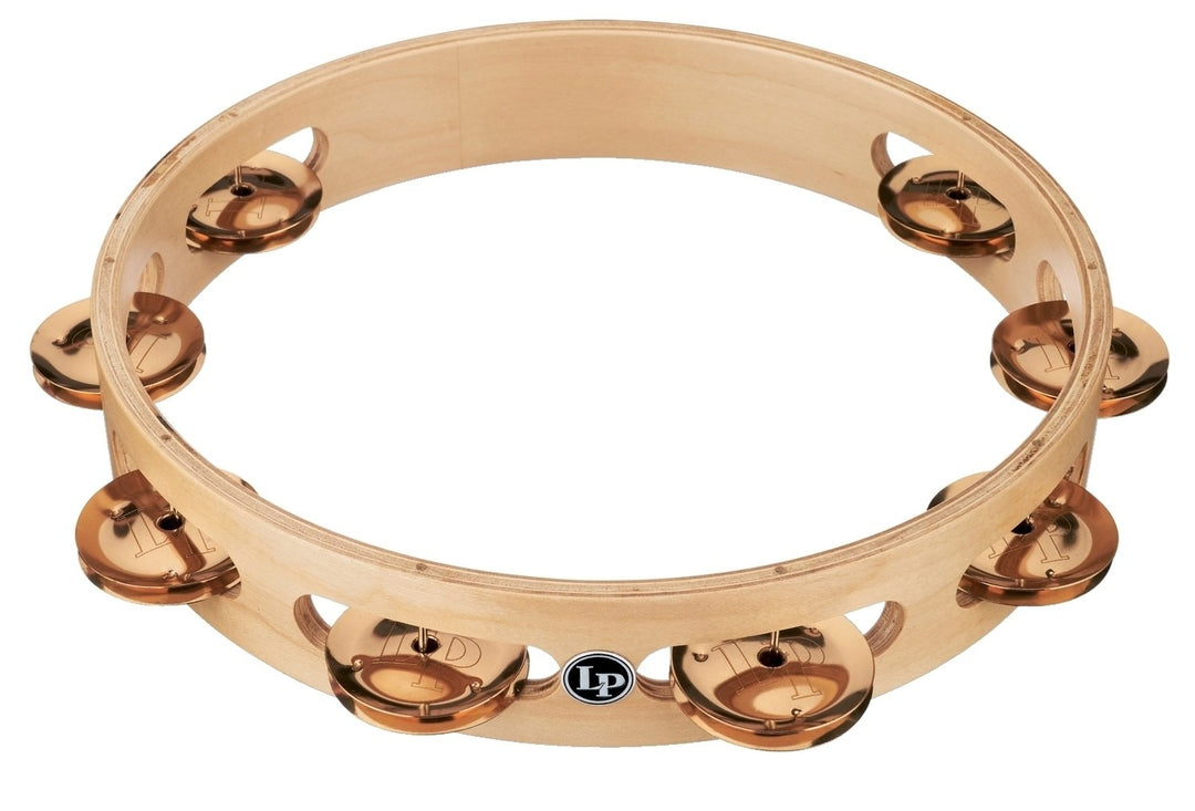 Latin Percussion tamburin Pro 10 in enradig tamburin - brons (LP380A-BZ)