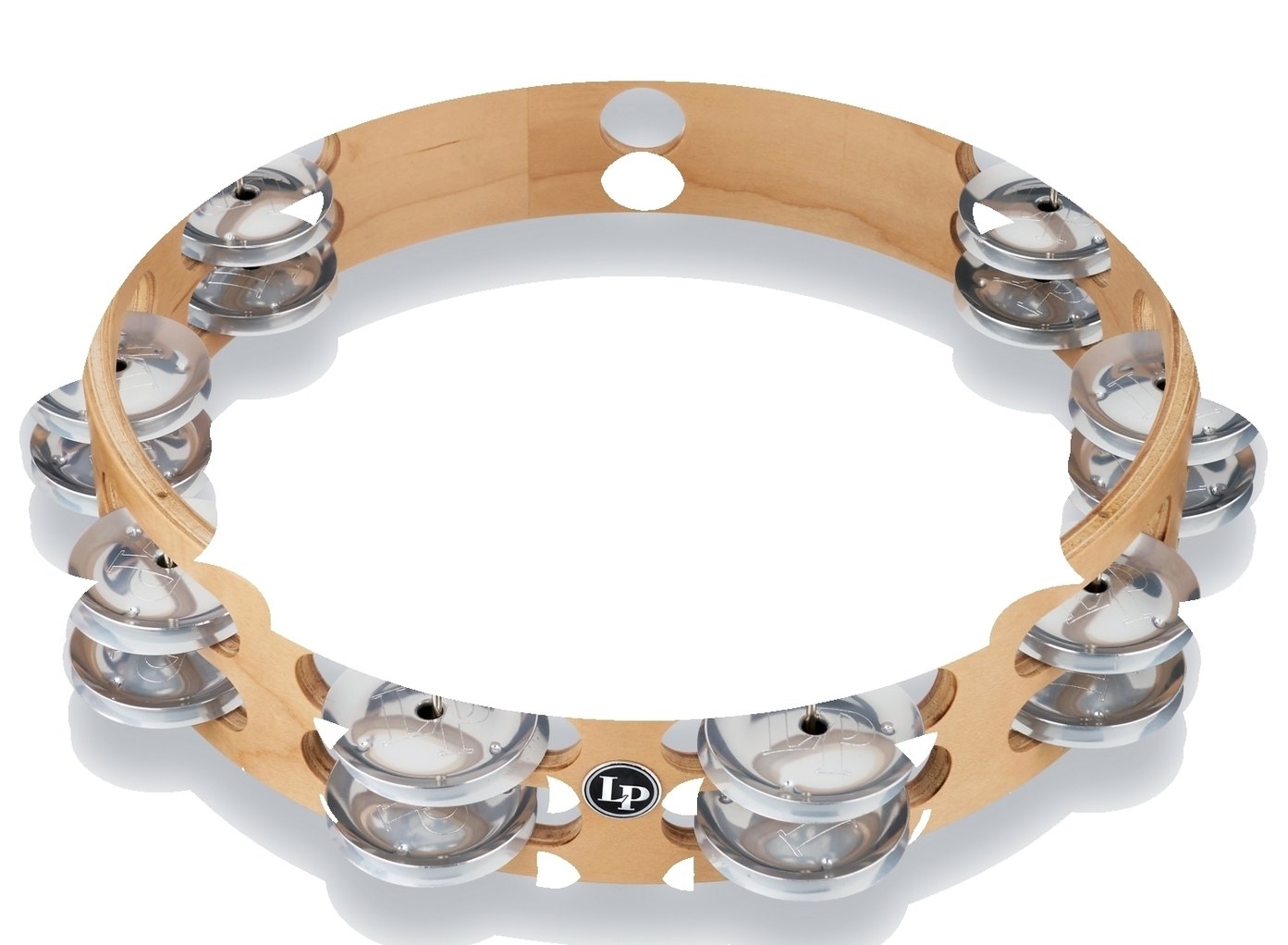Latin Percussion Tamburin Pro 10 in dubbelrad - LP380B-AL (LP380B-AL)