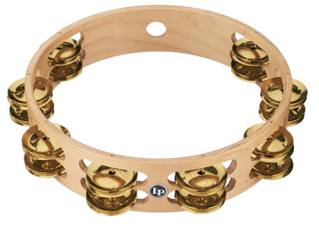 Latin Percussion tamburin Pro 10 in dubbelradig - LP380B-BR (LP380B-BR)
