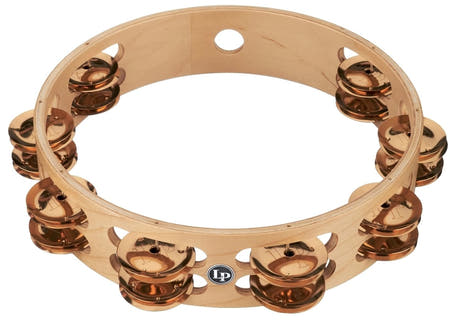 Latin Percussion tamburin Pro 10 in dubbelradig - LP380B-BZ (LP380B-BZ)