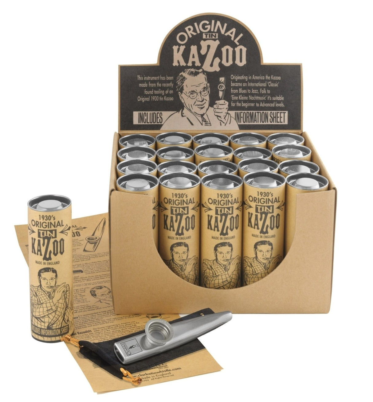 GEWA Kazoo - silverfärgad