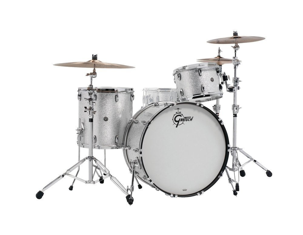 Gretsch USA Brooklyn 3-delt shell set 24", Satin Ice Blue Metallic