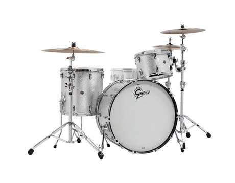 Gretsch USA Brooklyn 3-delt shell set 24", Silver Sparkle
