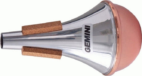 Tom Crown Gemini straight-sordin för trumpet, kopparbotten
