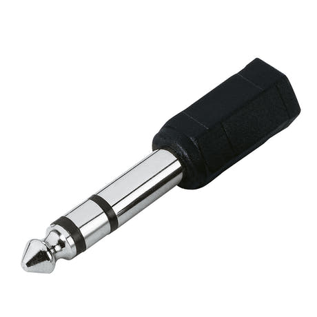 Adapter för 3,5 mm stereojack hona till 6,3 mm stereojack