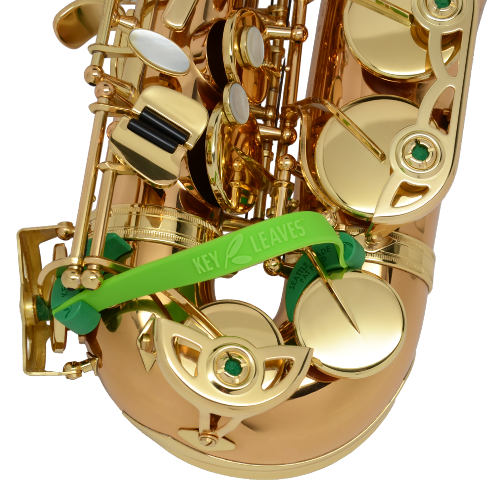 Key Leaves Sax Key Props i silikon för alt-, tenor- och barytonsaxofon