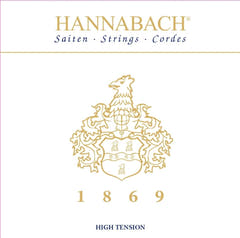Hannabach strängar för klassiska Gitarrer Serie 1869 Carbon/Gold HT - A5 Gold HT (18695HT)