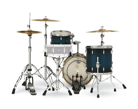 Gretsch Renown Maple 3-delt shell set 18", Satin Antique Blue Burst