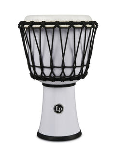 Latin Percussion Djembe World 7-inch repstämd Circle - Vit (LP1607WH)