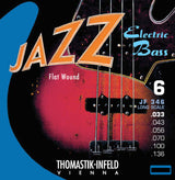 Thomastik-Infeld elbassträngar Jazz Bass Flat wound - set 6-strängad long (JF346)