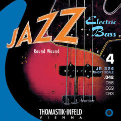 Thomastik-Infeld E-Bass-strängar Jazz Bass series nickel round wound roundcore - Set (JR324)