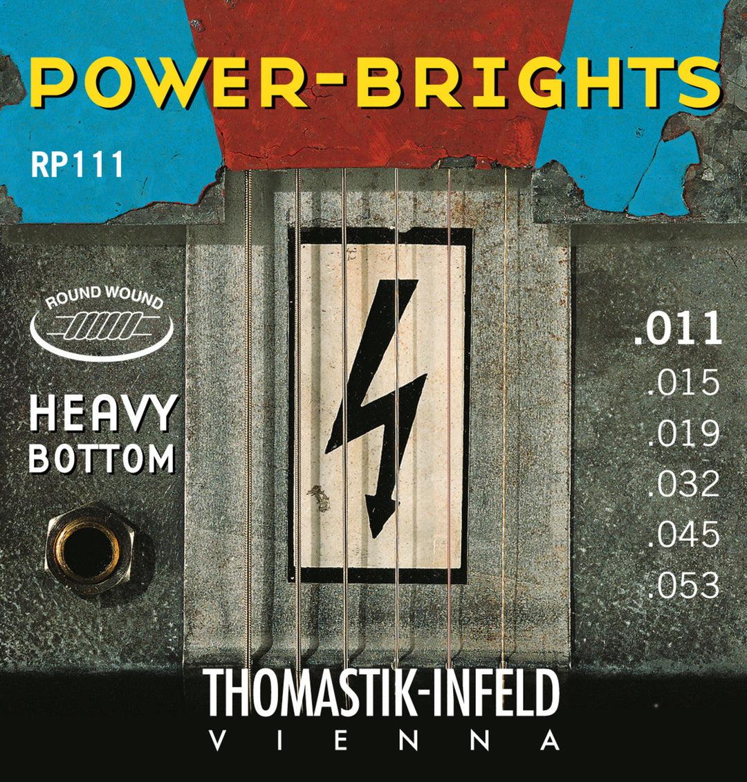 Thomastik-Infeld strängar för elgitarr Power Brights Series - Set 011 heavy (RP111)