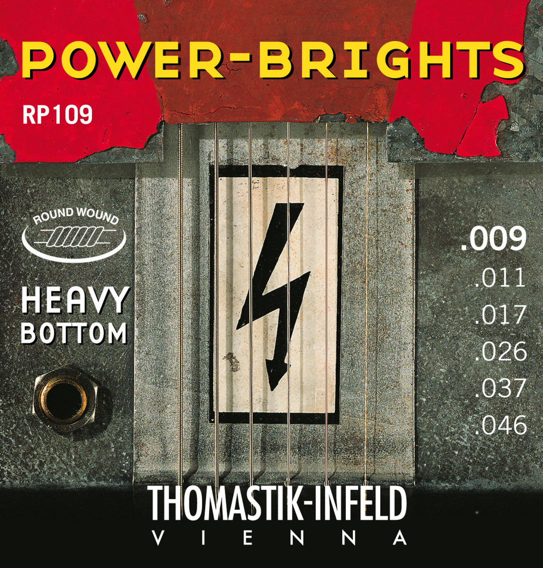 Thomastik-Infeld strängar för elgitarr Power Brights Series - set 009 heavy (RP109)