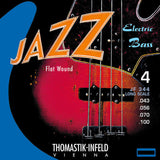 Thomastik-Infeld E-Bass-strängar Jazz Bass Flat wound - set 4-strängars lång (JF344)