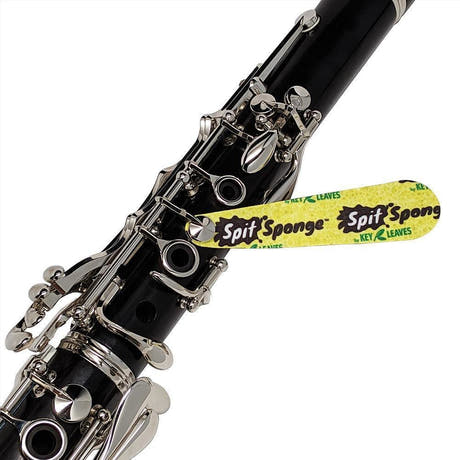 Key Leaves Spit Sponge rengöringsfleece för klarinett, oboe och flöjt