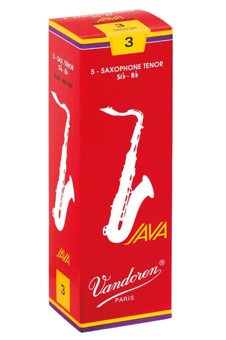 Vandoren Reeds Tenor Saxophone Java Filed Red - 2