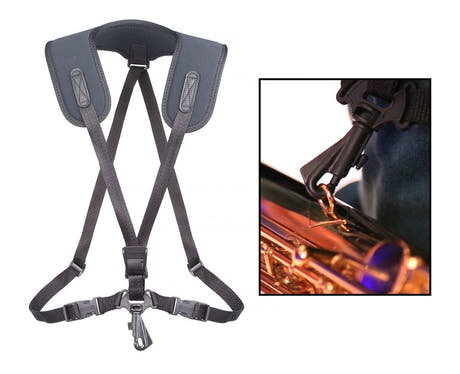 Neotech Super Harness saxofonsele junior, 31,8-40,6 cm, plasthake