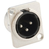 Cobra Chassiplugg XLR Hane D-typ