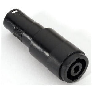 Adapter Audio Plug Speakon 4-pin chassi för XLR hane