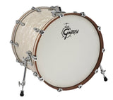 Gretsch Renown Maple bastrumma 22" x 18", Vintage Pearl