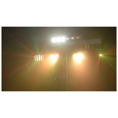 LIGHT4ME T-BAR LASER STROBE LED PAR DERBY UV IR multieffekt