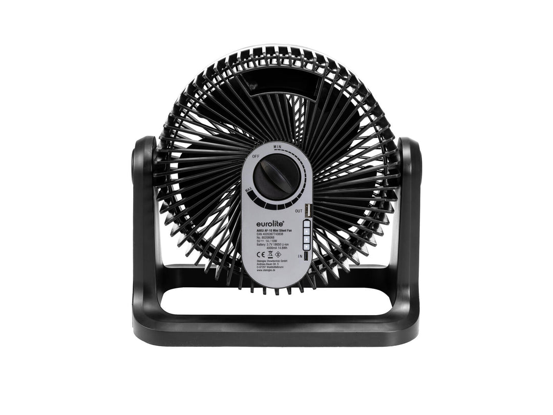 EUROLITE AKKU AF-10 Mini tyst fläkt