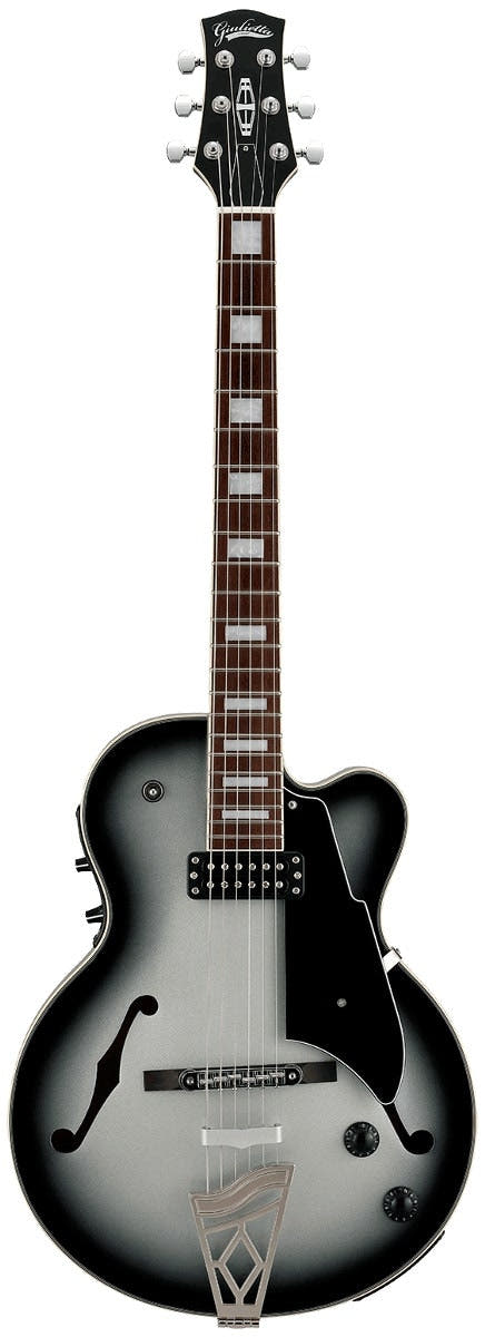 VOX Giulietta VGA-5TD Archtop elektrisk Gitarrer, Faded Silver