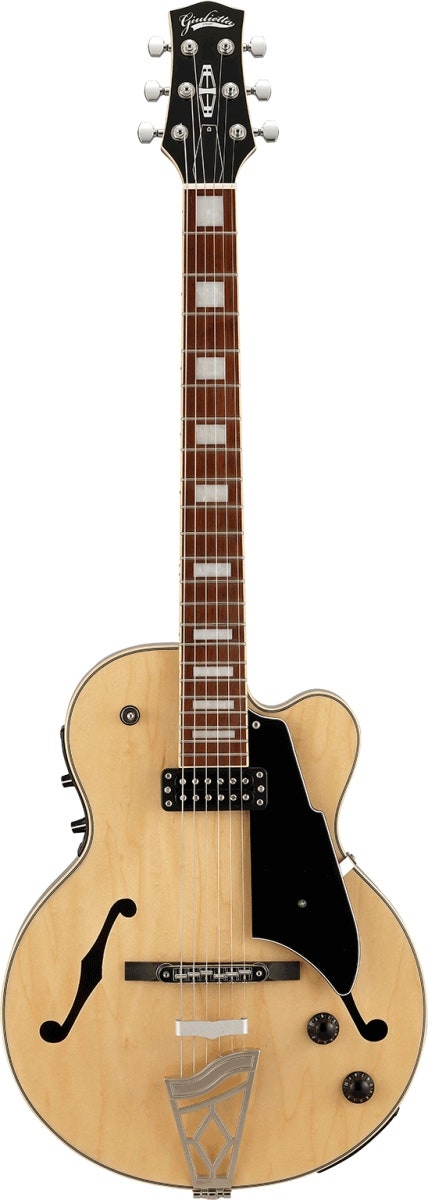 VOX Giulietta VGA-5TD Archtop elektrisk Gitarrer, Natural Gun M