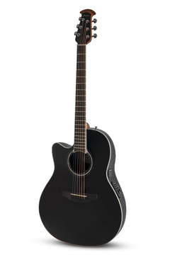Ovation E-akustisk Gitarrer Celebrity CS Standard Mid Cutaway - Svart (CS24L-5G-G)