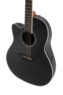 Ovation E-akustisk Gitarrer Celebrity CS Standard Mid Cutaway - Svart (CS24L-5G-G)
