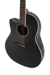 Ovation E-akustisk Gitarrer Celebrity CS Standard Mid Cutaway - Svart (CS24L-5G-G)