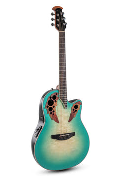 Ovation E-akustisk Gitarrer Celebrity Elite Plus Mid Cutaway - Mintburst (CE44X-9B-G)