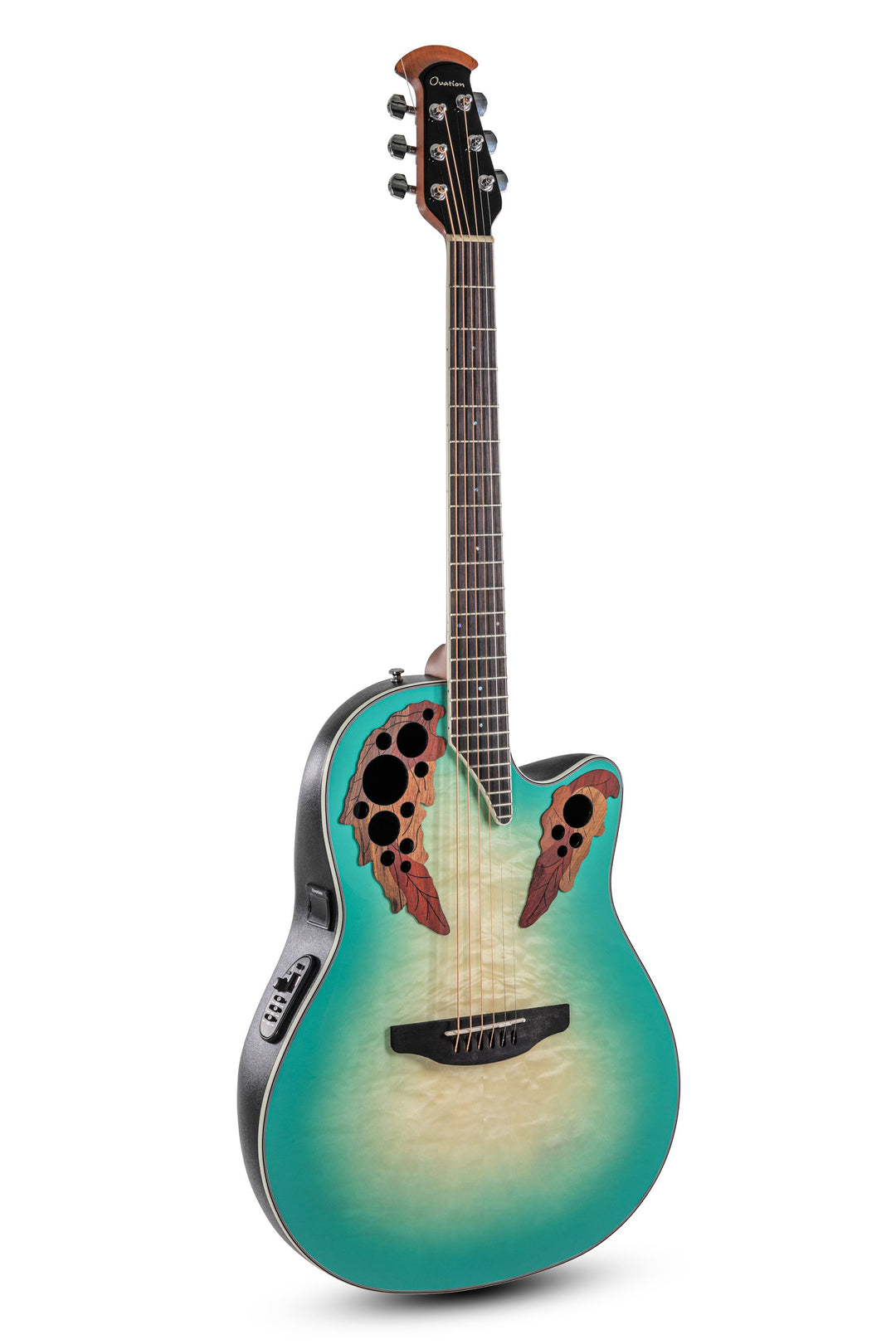Ovation E-akustisk Gitarrer Celebrity Elite Plus Mid Cutaway - Mintburst (CE44X-9B-G)
