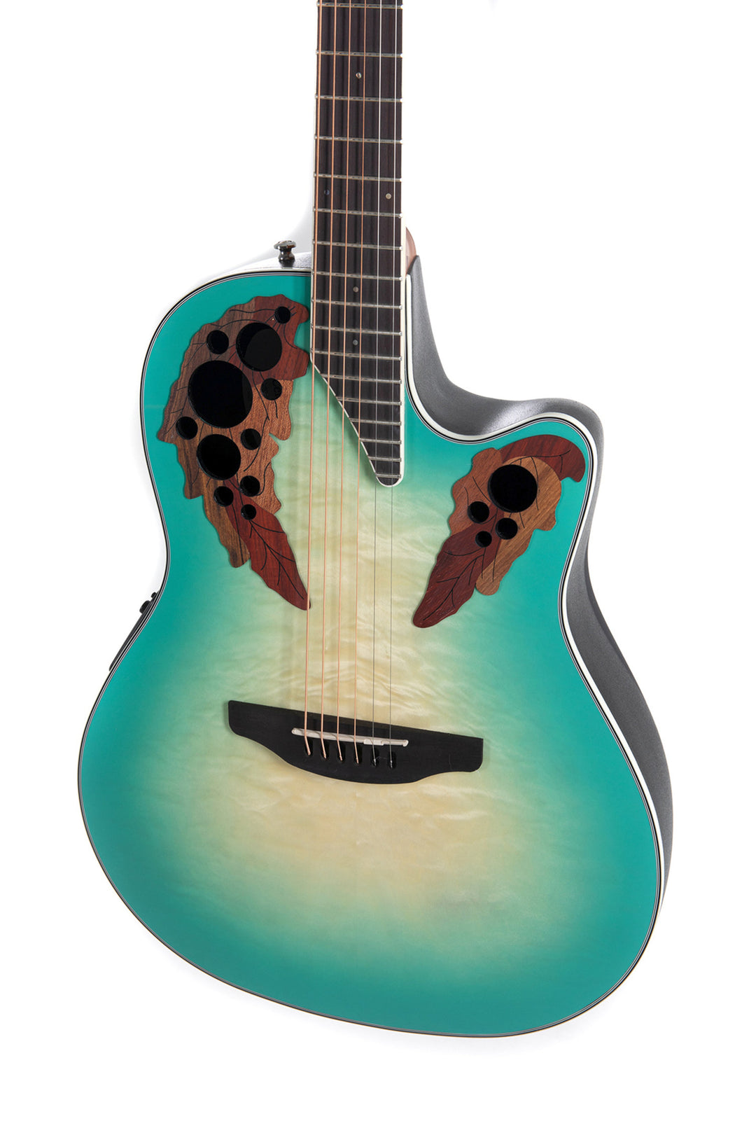 Ovation E-akustisk Gitarrer Celebrity Elite Plus Mid Cutaway - Mintburst (CE44X-9B-G)