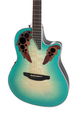 Ovation E-akustisk Gitarrer Celebrity Elite Plus Mid Cutaway - Mintburst (CE44X-9B-G)