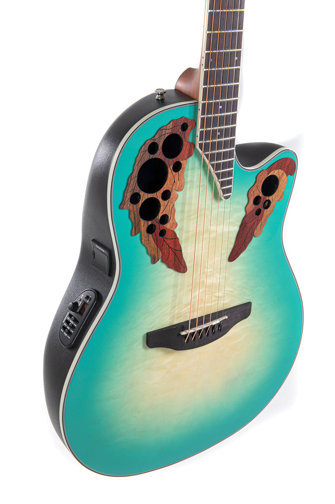Ovation E-akustisk Gitarrer Celebrity Elite Plus Mid Cutaway - Mintburst (CE44X-9B-G)