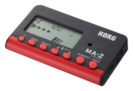 KORG MA-2-BKRD Metronom, svart och röd.