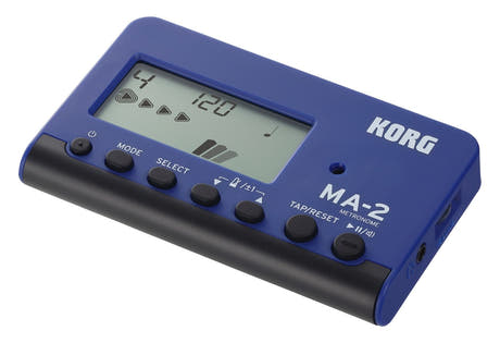 KORG MA-2-BLBK Metronom, blå och svart.